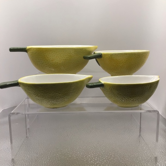Nesting Measure Cups, Lemons, 4 Total - Picture 9 of 16